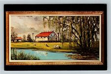 Bronx NY-New York, Oil Painting House And Nature, Vintage Postcard picture