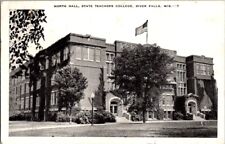  Postcard North Hall State Teachers College River Falls WI Wisconsin 1946  E-642 picture