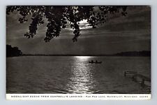 Watervliet MI-Michigan, Paw Paw Lake, Campbell's Landing Vintage Postcard picture