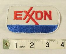 EXXON EMBROIDERED SEW ON PATCH GAS OIL UNIFORM ADVERTISING 3 1/2