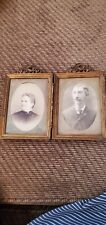 ANTIQUE*VICTORIAN*DOUBLE* PICTURE*FRAME*FRENCH*BOW* GLASS*(1890s) picture