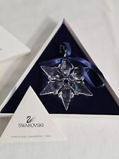 2000 SWAROVSKI Annual Crystal Snowflake Ornament. Rare Christmas Tree Decor picture