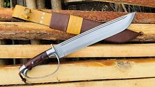 EGKH- 15 Inches Custom Handmade D-Guard hunting predator full tang knife-Sword picture
