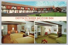 Postcard Deitsch Shier Motor Inn Intercourse Pennsylvania Motel picture