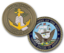 US Navy Naval Station San Diego California Challenge Coin picture