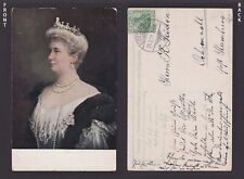 GERMANY 1911, Vintage postcard, Empress Augusta Victoria, Used picture