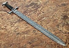 Hand Forged Damascus Steel Hunting Sword picture