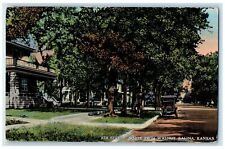 c1910's 8th Street North From Walnut Salina Kansas KS Unposted Vintage Postcard picture