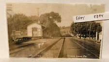 EARLY GREEN LANE PA. RAILROAD STATION RPPC VIEW MONTGOMERY COUNTY NEW POSTCARD picture