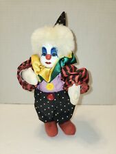 Vintage Porcelain Face Clown RF Collection Standing Doll Creepy Scary picture