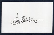 Eugene Gene Kranz Signed Index Card NASA Apollo 13 Autograph Auto picture