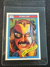 1990 Impel Marvel Universe Series 1 - Mr. Marvel Stan Lee #161 MINT picture