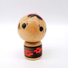 8cm Japanese Creative KOKESHI Doll Vintage by TAMURA NOBORU Signed KOB723 picture