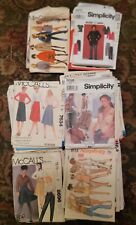 HUGE LOT of Vintage Women’s Sewing Patterns 70+ patterns, Womens Size 10-12-14 picture