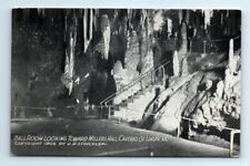 Millers Hall Ball Room Caverns Of Luray VA 1906 B&W Postcard J D Strickler picture