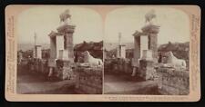Greece On the Street of Tombs - monument of the bull, and Molossia - Old Photo picture