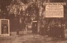 Vintage Postcard - Entrance to Mission Playhouse Los Angeles - Cancellation 1915 picture
