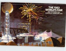 Postcard Nightly fireworks over the Tennessee River 1982 Worlds Fair TN USA picture