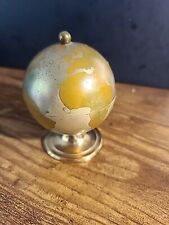 Vtg Gold Tone Table Lighter Globe Shaped  MCM Read picture