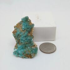 BLUE-GREEN CUPRIAN ADAMITE FROM OJUELA MINE, MEXICO picture