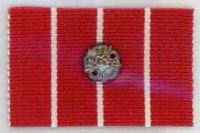 POST WW2 CANADIAN FORCES DECORATION CD MEDAL SILVER ROSETTE & RIBBON RCN RCAF picture