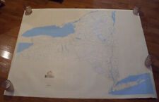1994 Professor Higbee's Streams of New York map - 55.5