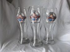 BUBBA GUMP Shrimp Co. Set Of 3 Clear souvenir Beer Glasses  9” Pilsner picture