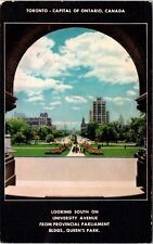Downtown Toronto Ontario Canada Parliament Building View DB Postcard picture
