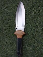 CUSTOM HANDMADE 13'' HUNTING SMATCHET KNIFE FULL TANG FIXED BLADE/leather sheath picture