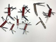 Vintage Swiss Army And Pocket Knifes   Lot Of 9 picture