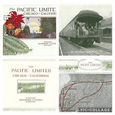 Vintage Booklet THE PACIFIC LIMITED Chicago Milwaukee & St Paul Railroad Railway picture