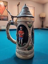 Original King Royal Canadian Mounted Police German Beer Stein picture
