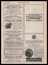 1926 Universal Crusher Company Cedar Rapids Iowa Rock Crushers Vintage Print Ad picture