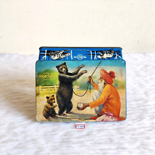1950s Vintage Bear Charmer Graphics Morton Confectionery Advertising Tin TI427 picture