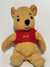 VTG 60s J. Swedin Gund Winnie The Pooh Plush Walt Disney Plush Stuffed 16” picture