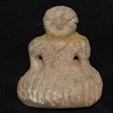 Ancient Old Bactrian Stone Idol Statue with Engravings in Good Condition picture