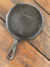 Sidney Cast Iron #3 Skillet picture