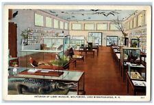 c1940 Interior Libby Museum Wolfeboro Lake Winnipesaukee New Hampshire Postcard picture