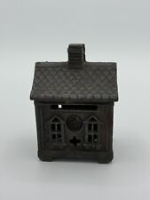 Antique Cast Iron Still Bank House ~ Kenton 602 ~ Original ~ c1901-1914 picture