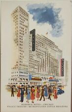 BISMARCK HOTEL Palace Theatre RKO CHICAGO Metropolitan Office Art Deco Vintage picture