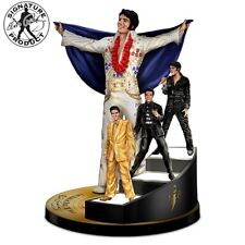 The Bradford Exchange Elvis Presley Evolution Of An American Icon Sculpture 10