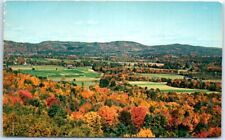 Postcard Greenfield Valley New Hampshire Vermont Longview Mohawk Trail MA USA picture
