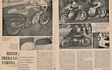 1965 British Fiberglass Motorcycle Fairings - 6-Page Vintage Article picture