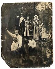 Antique Photo River Baptism Two Boys Family Early 1900’s Black White 5x4 picture