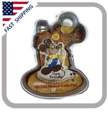 WILTON MICKEY MOUSE BIRTHDAY CAKE PAN WITH DIRECTIONS + COLOR SHEET #502-2987 picture