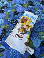 Deadstock Vintage 80s Cannon Get Along Gang Washcloth Dishcloth picture