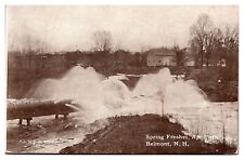 Antique Spring Freshet, April 7th 1901, Belmont, NH Postcard picture
