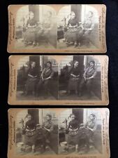 3 stereoview cards: Dutch Courtship (Keystone View Company, 1900) picture