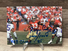 Roger Craig San Francisco 49ers Hand Signed 4x6 Photo TC46-2943 picture
