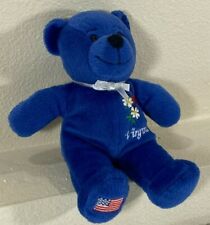 2004 Virginia State Bear Plush Stuffed Animal Symbolz Old Dominion State picture